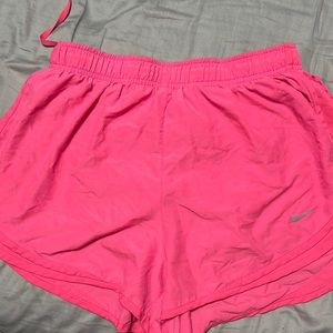 Hot pink Nike shorts